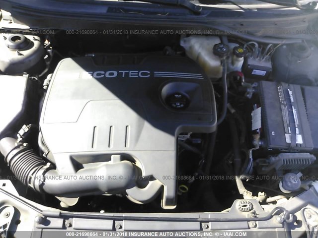 1G2ZF57B684309782 - 2008 PONTIAC G6 VALUE LEADER/BASE GRAY photo 10