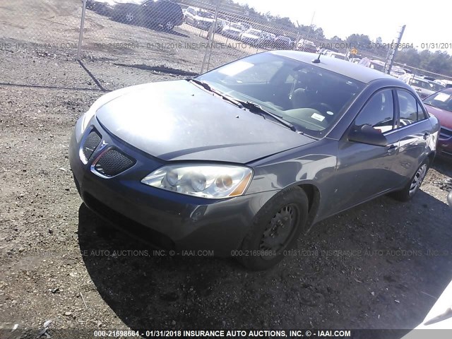 1G2ZF57B684309782 - 2008 PONTIAC G6 VALUE LEADER/BASE GRAY photo 2