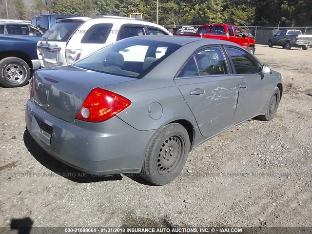 1G2ZF57B684309782 - 2008 PONTIAC G6 VALUE LEADER/BASE GRAY photo 4