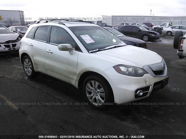 5J8TB1H28AA001736 - 2010 ACURA RDX WHITE photo 1