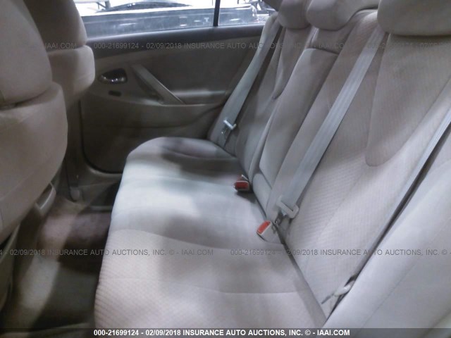 4T4BE46K79R122176 - 2009 TOYOTA CAMRY SE/LE/XLE GOLD photo 8