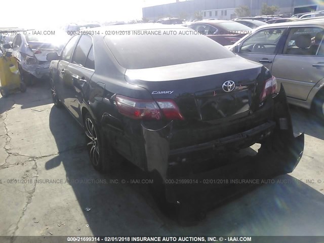 4T1BE46K27U518832 - 2007 TOYOTA CAMRY NEW GENERAT CE/LE/XLE/SE BLACK photo 3
