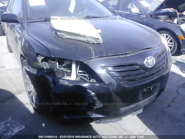 4T1BE46K27U518832 - 2007 TOYOTA CAMRY NEW GENERAT CE/LE/XLE/SE BLACK photo 6