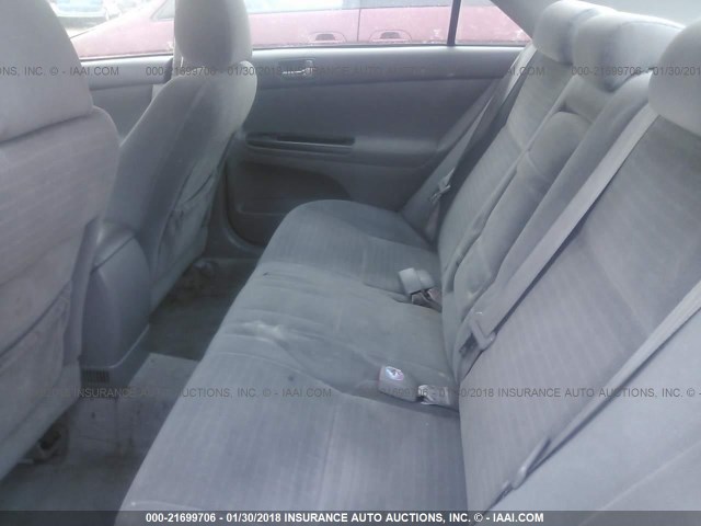 4T1BE32K85U034659 - 2005 TOYOTA CAMRY LE/XLE/SE RED photo 8