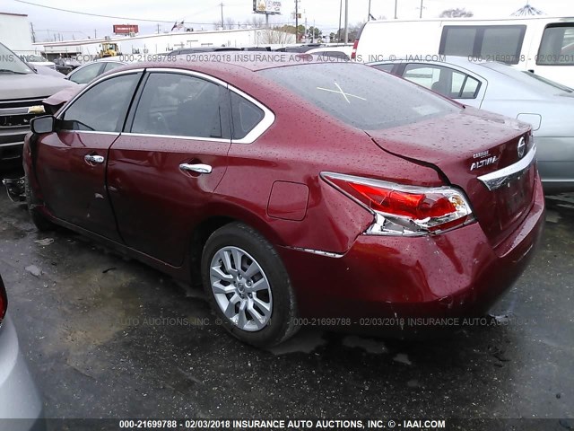 1N4AL3AP3FN346019 - 2015 NISSAN ALTIMA 2.5/S/SV/SL MAROON photo 3