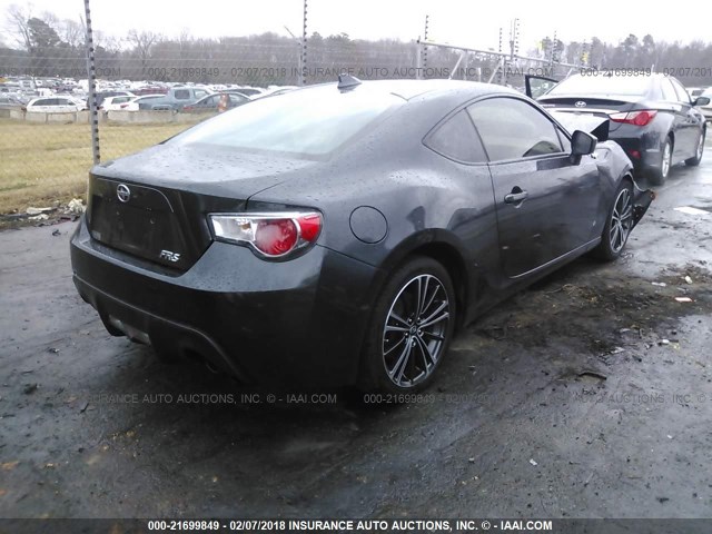 JF1ZNAA14D2724375 - 2013 TOYOTA SCION FR-S შავი ფოტო 4