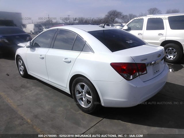 1G1PC5SB0D7123305 - 2013 CHEVROLET CRUZE LT WHITE photo 3