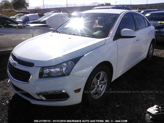 1G1PE5SB6G7228770 - 2016 CHEVROLET CRUZE LIMITED LT WHITE photo 2