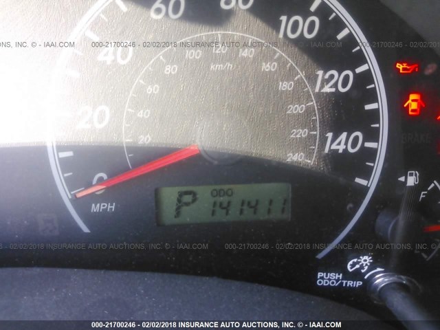 JTDBL40E899050558 - 2009 TOYOTA COROLLA LE/XLE SILVER photo 7