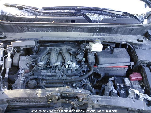 5N1AR2MM6FC700322 - 2015 NISSAN PATHFINDER S/SV/SL/PLATINUM 绿色 照片 10