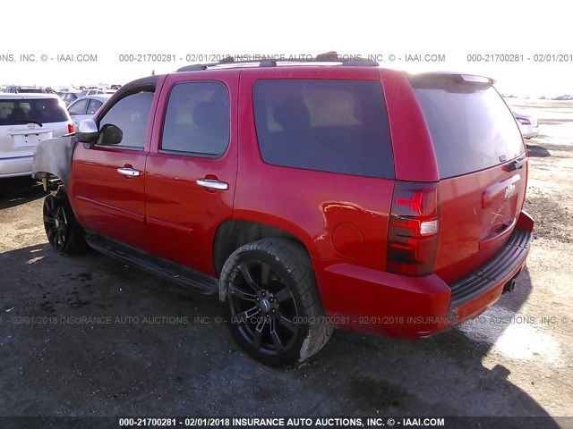 1GNFC13J88R258275 - 2008 CHEVROLET TAHOE C1500 RED photo 3