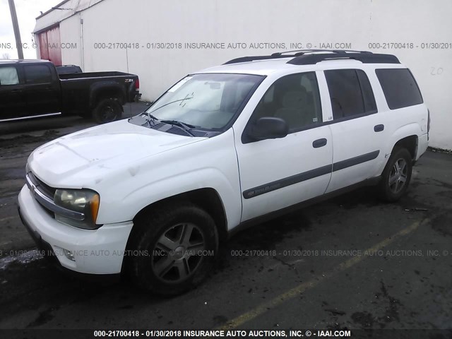 1GNET16S146149703 - 2004 CHEVROLET TRAILBLAZER EXT LS/EXT LT WHITE photo 2