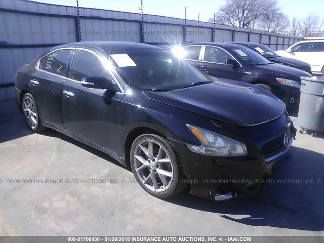 1N4AA5AP7BC815278 - 2011 NISSAN MAXIMA S/SV BLACK photo 1