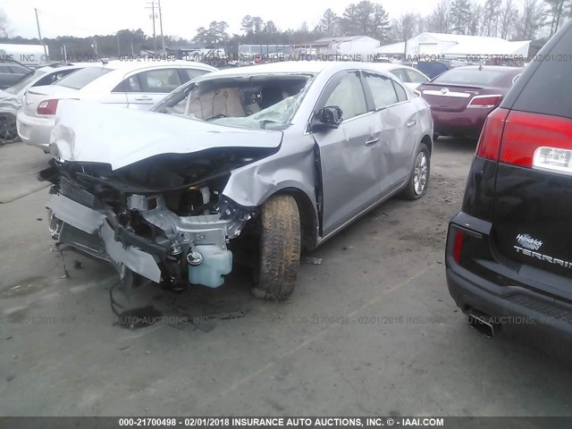 1G4GC5ER0DF253358 - 2013 BUICK LACROSSE SILVER photo 2