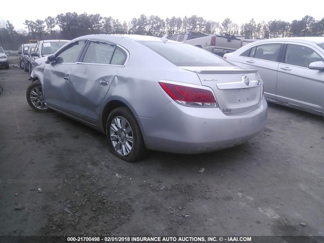 1G4GC5ER0DF253358 - 2013 BUICK LACROSSE SILVER photo 3
