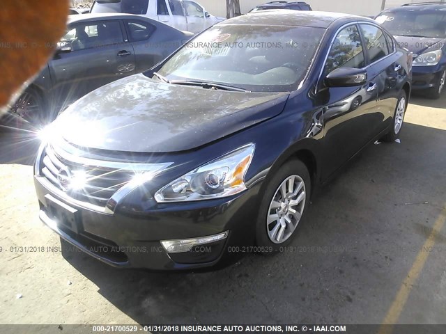 1N4AL3AP6FC226467 - 2015 NISSAN ALTIMA 2.5/S/SV/SL Dark Blue photo 2