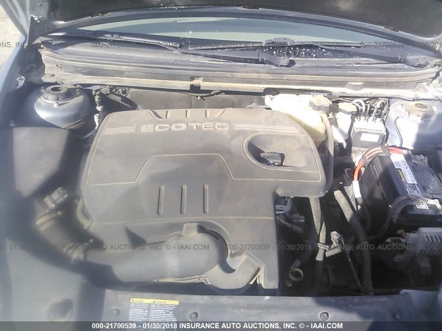 1G1ZH57BX9F220429 - 2009 CHEVROLET MALIBU 1LT 银色 照片 10