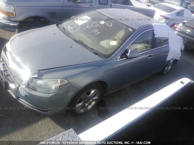 1G1ZH57BX9F220429 - 2009 CHEVROLET MALIBU 1LT 银色 照片 2