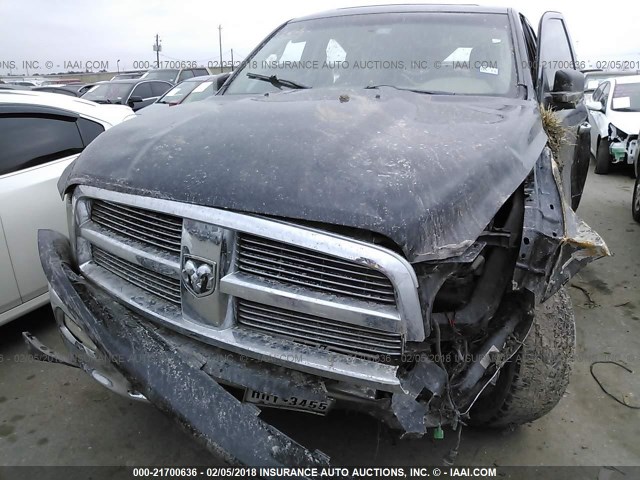 1D7RB1CT0BS628926 - 2011 DODGE RAM 1500 BLACK photo 2