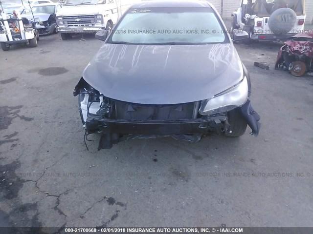 4T1BF1FK8GU124649 - 2016 TOYOTA CAMRY LE/XLE/SE/XSE GRAY photo 6