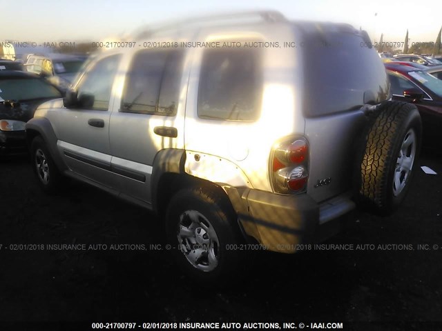 1J4GK48K26W185092 - 2006 JEEP LIBERTY SPORT 银色 照片 3