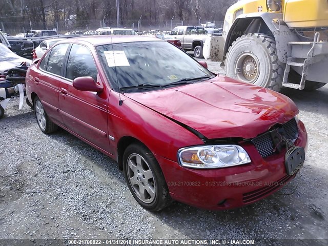 3N1CB51D16L484300 - 2006 NISSAN SENTRA 1.8/1.8S RED photo 1