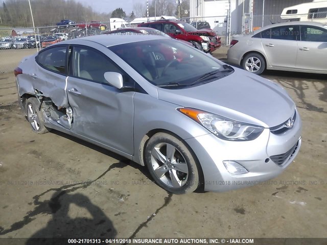 5NPDH4AE8DH350321 - 2013 HYUNDAI ELANTRA GLS/LIMITED SILVER photo 1