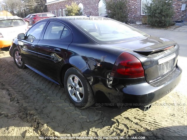 2G2WP552861221232 - 2006 PONTIAC GRAND PRIX შავი ფოტო 3