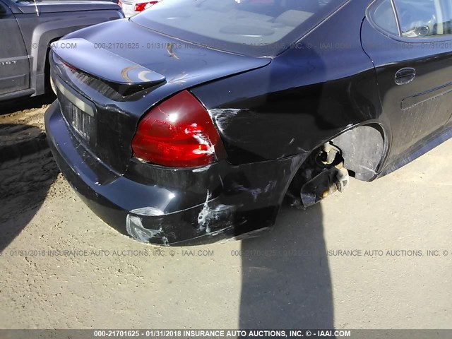 2G2WP552861221232 - 2006 PONTIAC GRAND PRIX შავი ფოტო 6