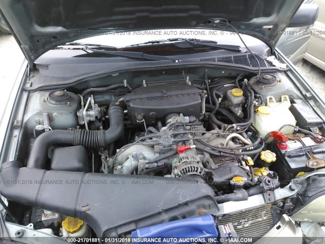 4S3BH675X27608222 - 2002 SUBARU LEGACY OUTBACK AWP 灰色 照片 10