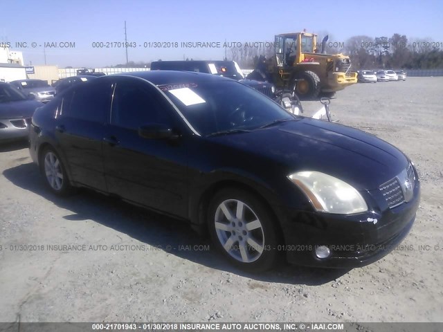 1N4BA41E66C828932 - 2006 NISSAN MAXIMA SE/SL BLACK photo 1