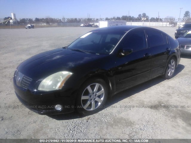 1N4BA41E66C828932 - 2006 NISSAN MAXIMA SE/SL BLACK photo 2