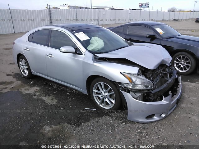 1N4AA5AP2AC845559 - 2010 NISSAN MAXIMA S/SV SILVER photo 1