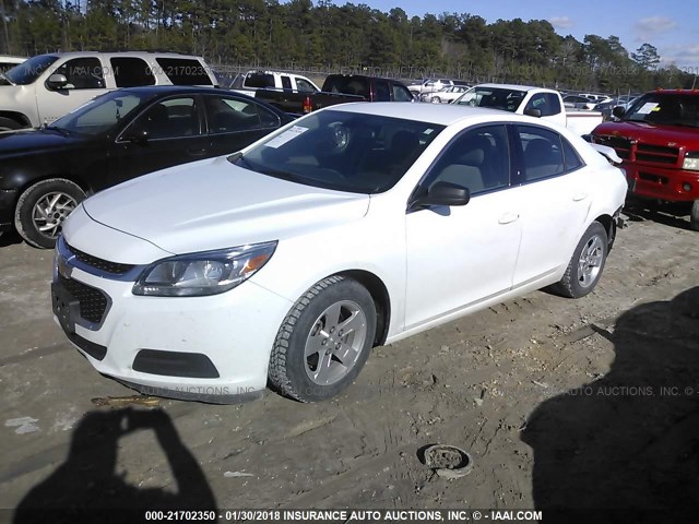 1G11B5SL7FF237795 - 2015 CHEVROLET MALIBU LS თეთრი ფოტო 2