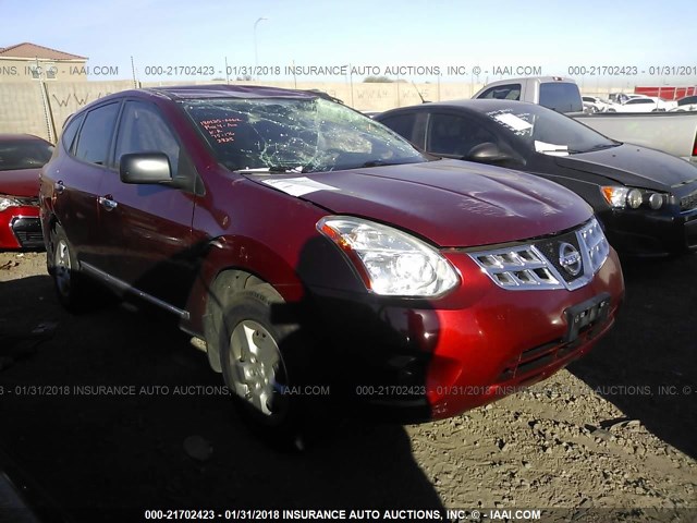 JN8AS5MT5BW162825 - 2011 NISSAN ROGUE S/SV/KROM RED photo 1