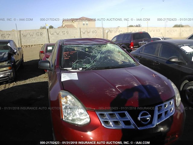 JN8AS5MT5BW162825 - 2011 NISSAN ROGUE S/SV/KROM RED photo 6