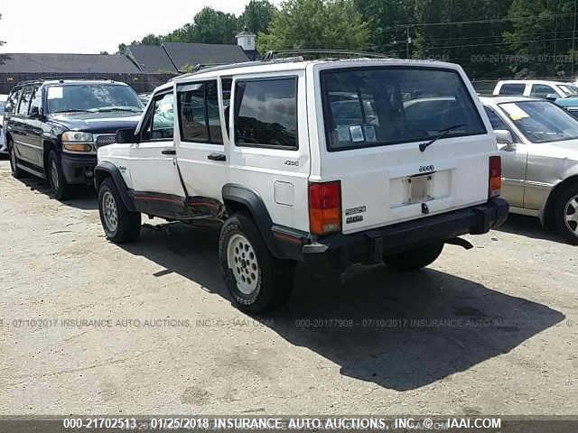 1J4FJ68S3TL157776 - 1996 JEEP CHEROKEE SPORT/CLASSIC თეთრი ფოტო 3