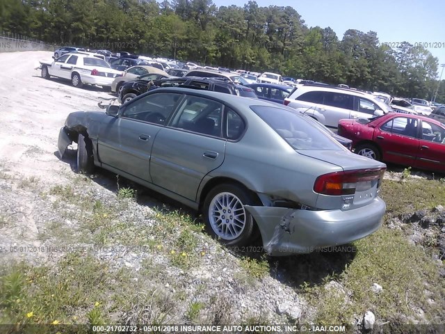 4S3BE635737205458 - 2003 SUBARU LEGACY L/L SPECIAL GREEN photo 3