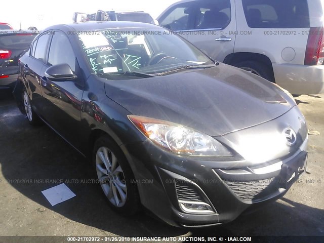 JM1BL1S58A1176918 - 2010 MAZDA 3 S GRAY photo 1