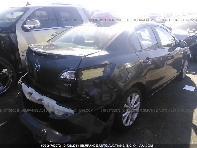 JM1BL1S58A1176918 - 2010 MAZDA 3 S GRAY photo 4