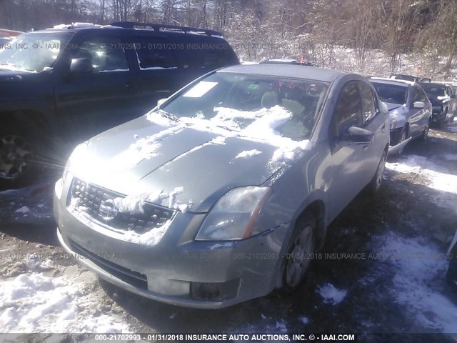 3N1AB61E28L627750 - 2008 NISSAN SENTRA 2.0/2.0S/2.0SL GRAY photo 2