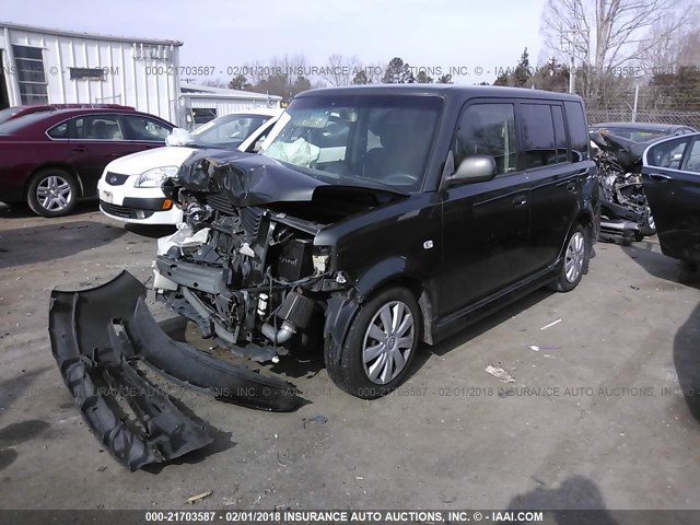 JTLKT324X50196347 - 2005 TOYOTA SCION XB GRAY photo 2