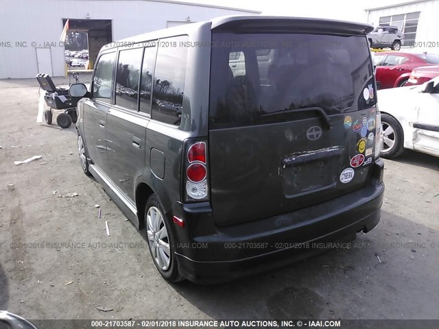 JTLKT324X50196347 - 2005 TOYOTA SCION XB GRAY photo 3