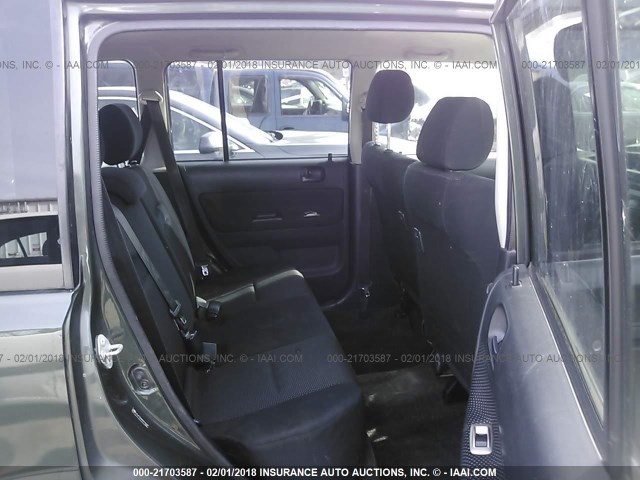 JTLKT324X50196347 - 2005 TOYOTA SCION XB GRAY photo 8