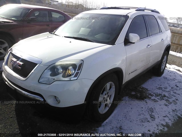 1GKEV23747J102213 - 2007 GMC ACADIA SLT-1 Blanco foto 2