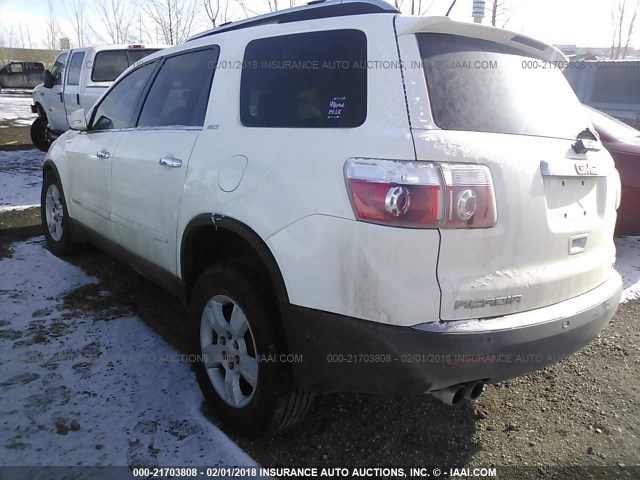 1GKEV23747J102213 - 2007 GMC ACADIA SLT-1 Blanco foto 3