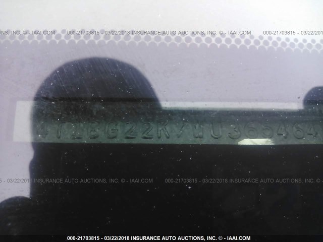 4T1BG22K7WU365464 - 1998 TOYOTA CAMRY CE/LE/XLE 绿色 照片 9