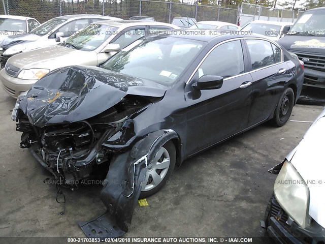 1HGCR2F59EA181572 - 2014 HONDA ACCORD SPORT BLACK photo 2