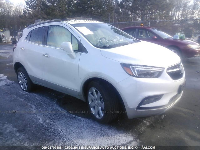 KL4CJGSMXHB136536 - 2017 BUICK ENCORE ESSENCE WHITE photo 1