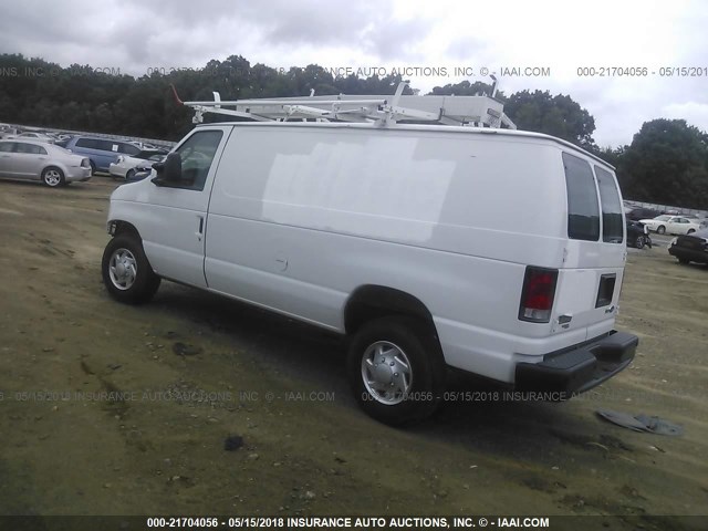 1FTNE2EW6EDA58792 - 2014 FORD ECONOLINE E250 VAN WHITE photo 3